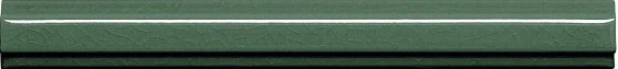 Бордюр Adex ADMO5268 Listelo Clasico C/C Verde Oscuro 1,7x15 глянцевый