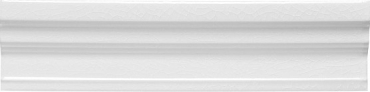 Бордюр Adex ADMO5392 Cornisa Clasica C/C Blanco 5x20 глянцевый