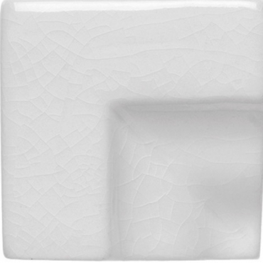 Вставка Adex ADMO5401 Angulo Marco Cornisa Clasica C/C Blanco 3,5x3,5 глянцевая