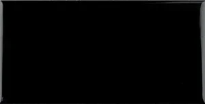 Плитка Adex ADNE1080 Liso PB Negro 7,5x15 глянцевая