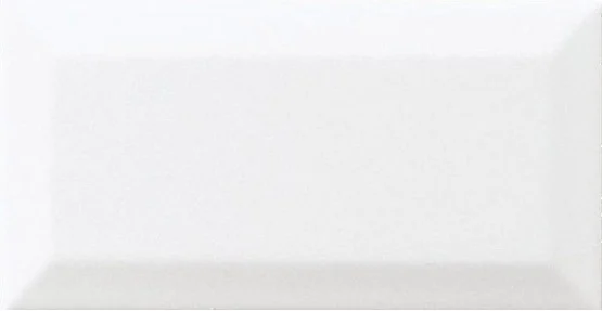 Плитка Adex ADNE2019 Biselado PB Blanco Z 7,5x15 глянцевая