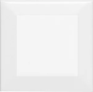 Плитка Adex ADNE2034 Biselado PB Blanco Z 7,5x7,5 глянцевая
