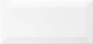 Плитка Adex ADNE2039 Biselado PB Blanco Z 10x20 глянцевая