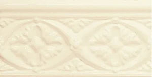 Бордюр Adex ADNE4001 Relieve Bizantino Biscuit 7,5x15 глянцевый