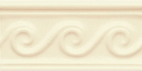 Бордюр Adex ADNE4067 Relieve Olas PB Biscuit 7,5x15 глянцевый