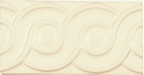 Бордюр Adex ADNE4114 Relieve Clasico Biscuit 7,5x15 глянцевый