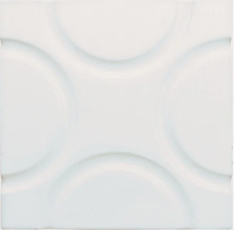 Декоративный элемент Adex ADNE4128 Relieve Geo Blanco Z 15x15 глянцевый