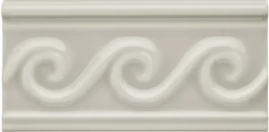 Бордюр Adex ADNE4132 Relieve Olas PB Silver Mist 7,5x15 глянцевый