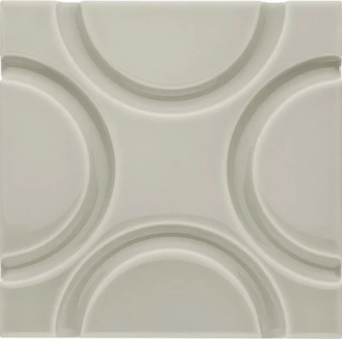 Декоративный элемент Adex ADNE4138 Relieve Geo Silver Mist 15x15 глянцевый