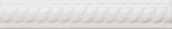 Бордюр Adex ADNE5157 Trenza PB Blanco Z 2,5x15 глянцевый