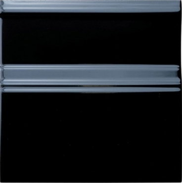 Бордюр Adex ADNE5438 Rodapie Clasico Negro 15x15 глянцевый