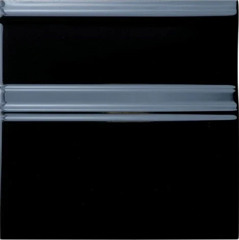 Бордюр Adex ADNE5438 Rodapie Clasico Negro 15x15 глянцевый