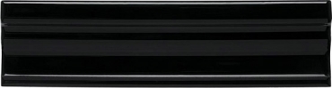 Бордюр Adex ADNE5439 Cornisa Clasica Negro 3,5x15 глянцевый