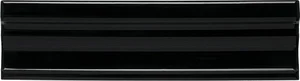 Бордюр Adex ADNE5439 Cornisa Clasica Negro 3,5x15 глянцевый