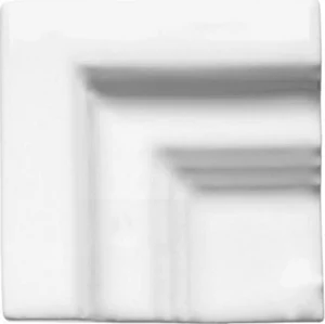 Вставка Adex ADNE5474 Angulo Marco Cornisa Clasica Blanco Z 5x5 глянцевая