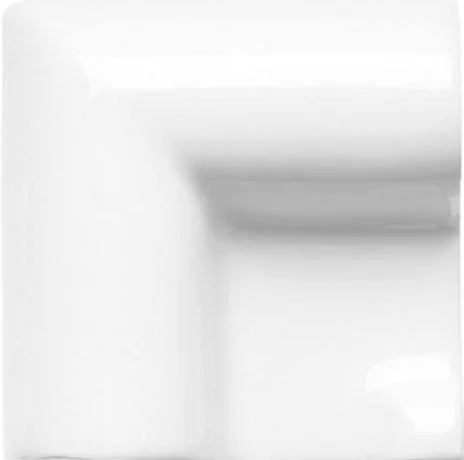 Вставка Adex ADNE5531 Angulo Marco Moldura Lisa PB Blanco Z 5x5 глянцевая