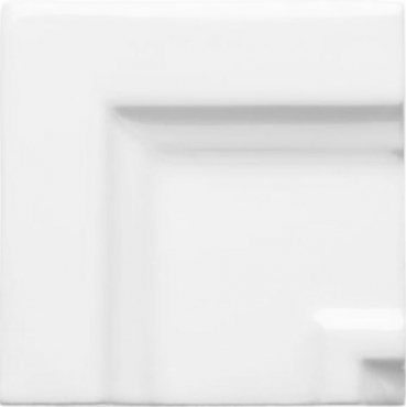 Вставка Adex ADNE5533 Angulo Marco Cornisa Clasica Blanco Z 7x7 глянцевая