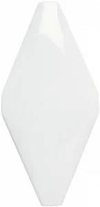 Плитка Adex ADNE8006 Rombo Acolchado Blanco Z 10x20 глянцевая