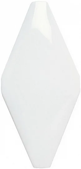 Плитка Adex ADNE8006 Rombo Acolchado Blanco Z 10x20 глянцевая