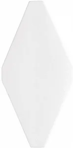 Плитка Adex ADNE8051 Rombo Liso Blanco Z 10x20 матовая