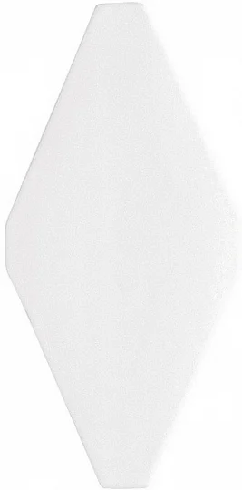 Плитка Adex ADNE8051 Rombo Liso Blanco Z 10x20 матовая