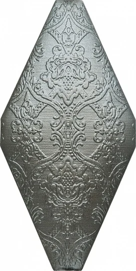 Плитка Adex ADNE8105 Rombo Acolchado Textil Grafito 10x20 глянцевая