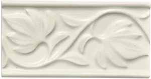 Бордюр Adex ADNT5033 Relieve Hojas Linen 7,5x15 матовый