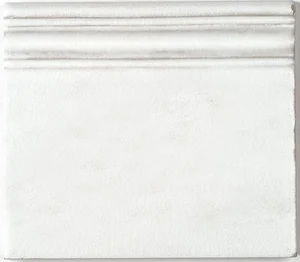 Бордюр Adex ADNT5037 Rodapie Snow 13x15 матовый