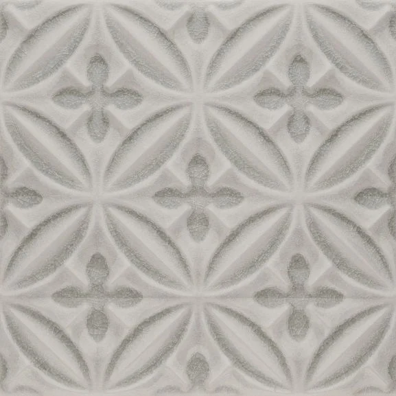 Декоративный элемент Adex ADOC4004 Relieve Caspian Surf Gray 15x15 глянцевый