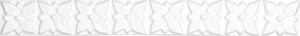 Бордюр Adex ADST4019 Relieve Ponciana Snow Cap 2,5x19,8 глянцевый
