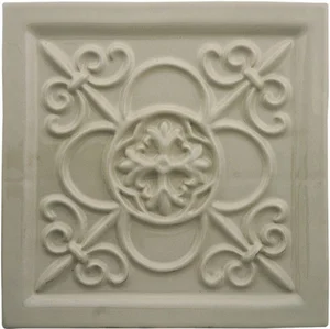 Декоративный элемент Adex ADST4036 Relieve Vizcaya Graystone 14,8x14,8 глянцевый