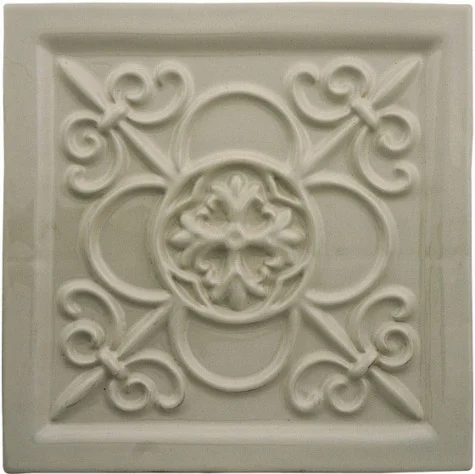 Декоративный элемент Adex ADST4036 Relieve Vizcaya Graystone 14,8x14,8 глянцевый