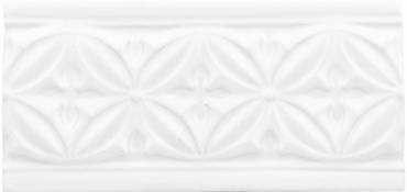 Бордюр Adex ADST4046 Relieve Gables Snow Cap 10x19,8 глянцевый