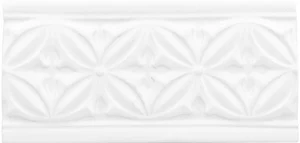 Бордюр Adex ADST4046 Relieve Gables Snow Cap 10x19,8 глянцевый