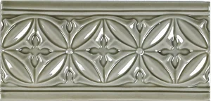 Бордюр Adex ADST4049 Relieve Gables Eucalyptus 10x19,8 глянцевый