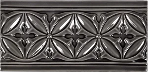 Бордюр Adex ADST4051 Relieve Gables Volcanico 10x19,8 глянцевый
