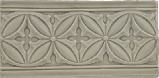 Бордюр Adex ADST4052 Relieve Gables Graystone 10x19,8 глянцевый
