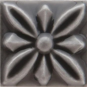 Вставка Adex ADST4058 Relieve Flor № 1 Volcanico 3x3 глянцевая