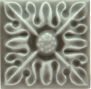 Вставка Adex ADST4063 Relieve Flor № 2 Eucalyptus 3x3 глянцевая