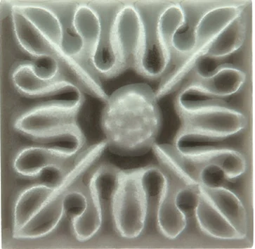 Вставка Adex ADST4063 Relieve Flor № 2 Eucalyptus 3x3 глянцевая
