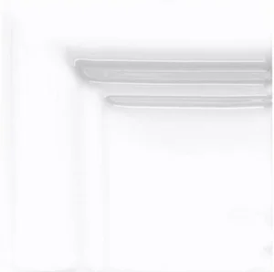 Вставка Adex ADST5164 Angulo Marco Cornisa Snow Cap 7,5x7,5 глянцевая