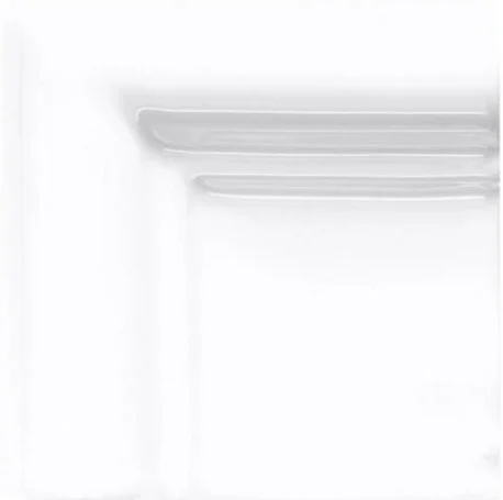 Вставка Adex ADST5164 Angulo Marco Cornisa Snow Cap 7,5x7,5 глянцевая