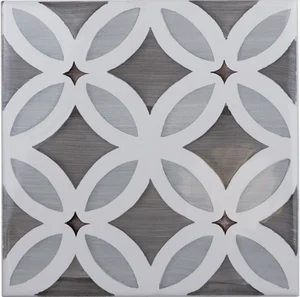 Декоративный элемент Adex ADST6001 Decorado Flores Dusk 14,8x14,8 глянцевый
