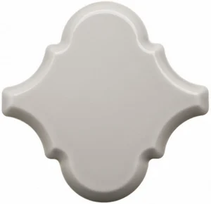 Плитка Adex ADST8007 Arabesco Biselado Greystone 15x15 глянцевая