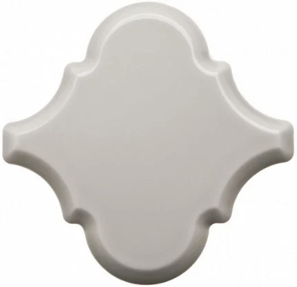 Плитка Adex ADST8007 Arabesco Biselado Greystone 15x15 глянцевая