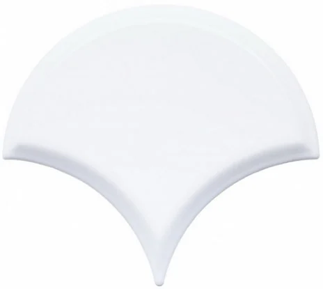 Плитка Adex ADST8015 Escama Biselado Snow Cap 13x15 глянцевая
