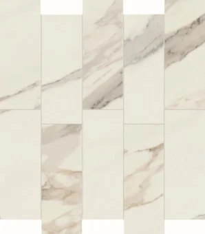Мозаика Caesar Anima Calacatta Oro Comp. L 30x30 полированная