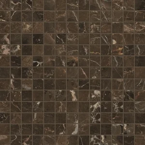Мозаика Caesar Anima Dark Emperador Comp. F 30x30 полированная