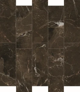 Мозаика Caesar Anima Dark Emperador Comp. L 30x30 полированная