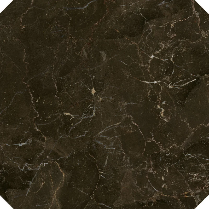Декоративный элемент Caesar Anima Dark Emperador Ottagono 60x60 полированный